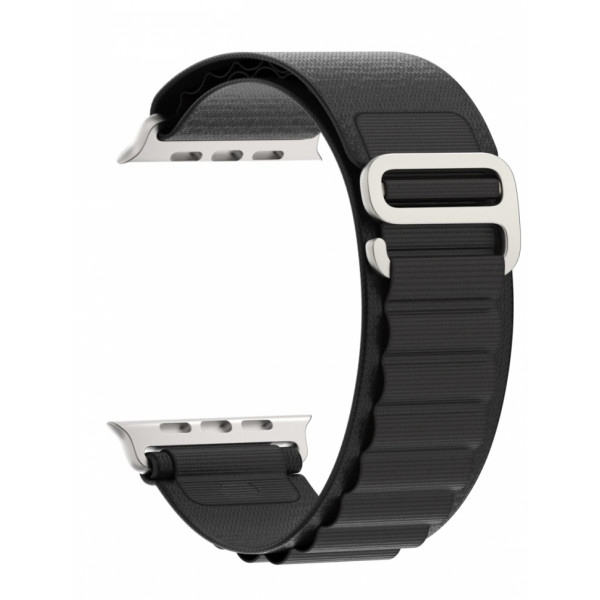Ремінець для смарт-годинника Armorstandart Alpina Band for Apple Watch Ultra 49mm Black (ARM65019)