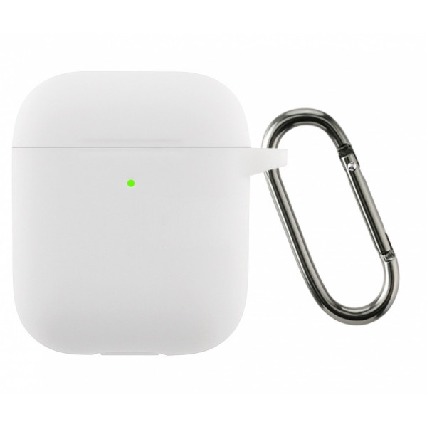 Чохол для навушників Armorstandart Ultrathin Silicone Case With Hook for Apple AirPods 2 White (ARM59695)