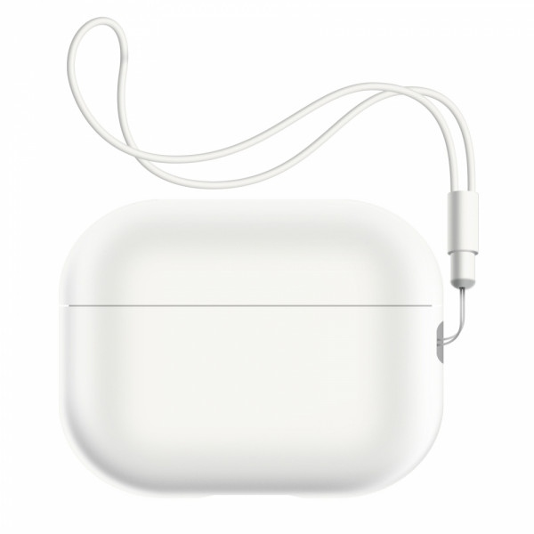 Чохол для навушників Armorstandart Silicone Case with straps for Apple Airpods Pro 2 White (ARM68618)