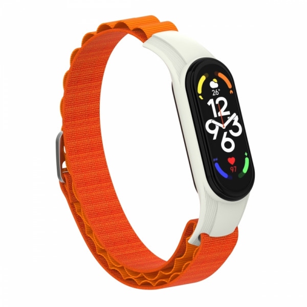 Ремінець для фітнес-браслету Armorstandart AlpinaStyle Band for Xiaomi Mi Band 7/6/5/4 Orange (ARM64989)