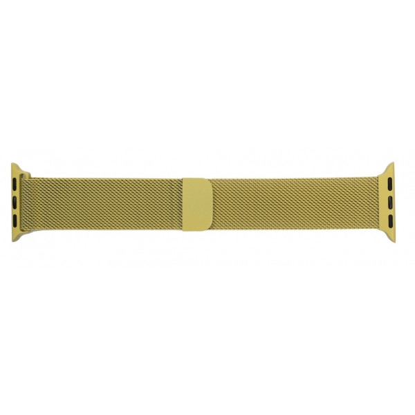 Ремінець для смарт-годинника Armorstandart Milanese Loop Band for Apple Watch All Series 38/40/41mm Yellow (ARM55253)