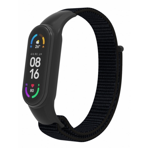 Ремінець для фітнес-браслету Armorstandart for Xiaomi Mi Band 7/6/5/4 Black (ARM67839)