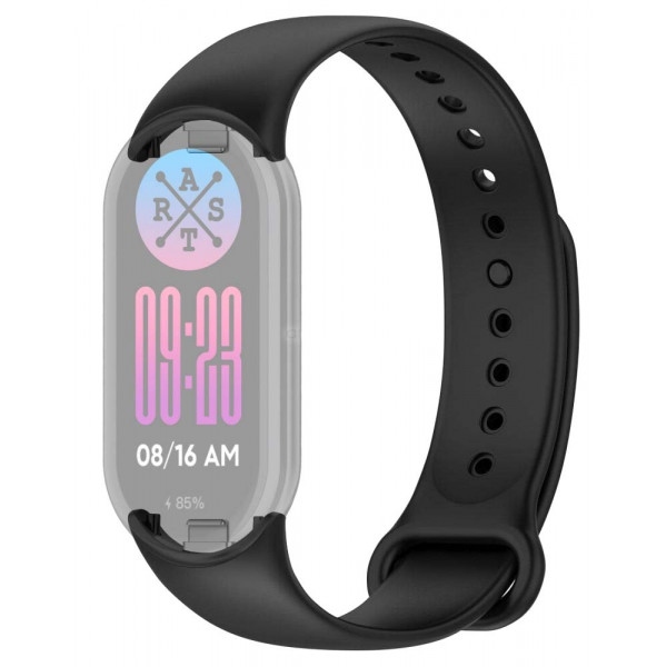 Ремінець для фітнес-браслету Armorstandart for Xiaomi Mi Band 8 Black (ARM68017)