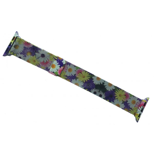 Ремінець для смарт-годинника Armorstandart Milanese Loop for Apple Watch All Series 42/44/45/49mm Flower Daisy (ARM52966)