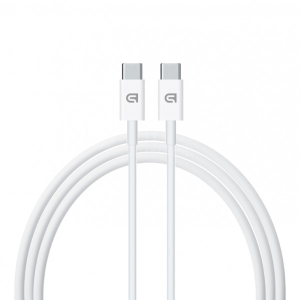 Кабель синхронізації даних Armorstandart ABMM093 USB-C to USB-C Cable 1m White (ARM63471)