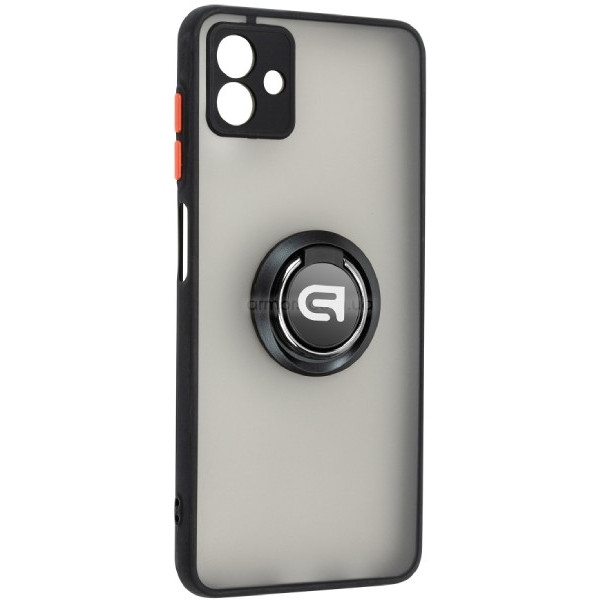 Чохол для смартфону Armorstandart Frosted Matte Ring for Samsung A04 (A045) Black (ARM68342)
