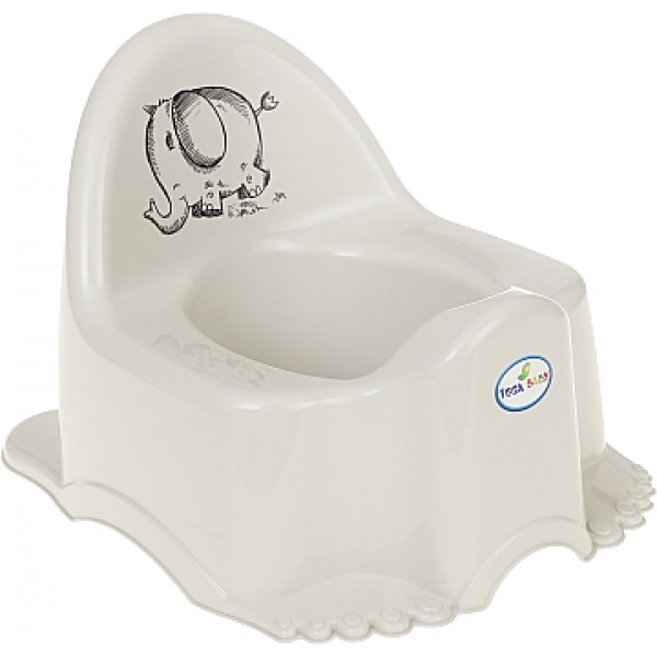 Горщик дитячий Tega Baby ЕСО Слоник з музикою Сірий (PO-057-162)