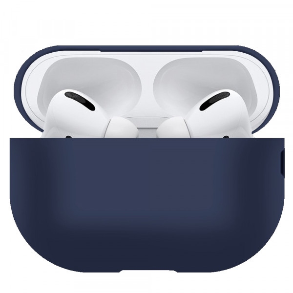 Чохол для навушників MAKE Silicone Blue Apple AirPods Pro 2 (MCL-AAP2BL)