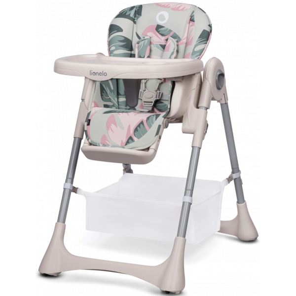 Стільчик для годування класичний Lionelo Zanna Pink Bubblegum