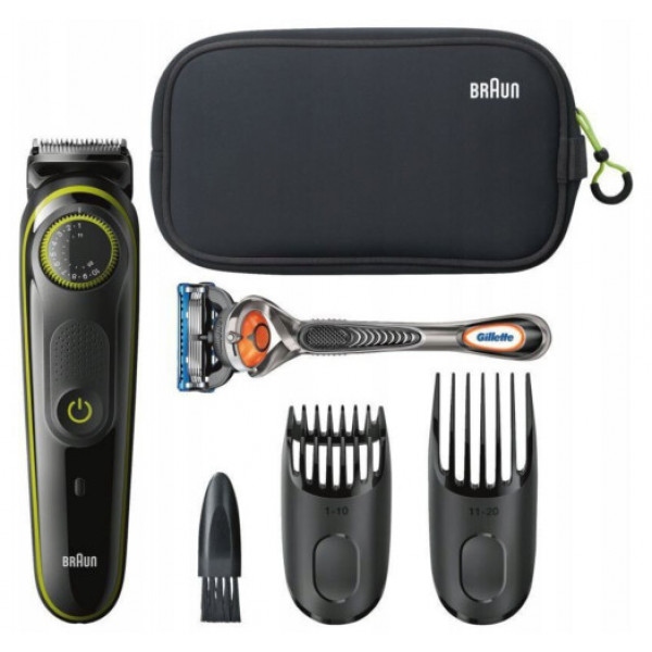 Тример для вусів і бороди Braun BT3941TS