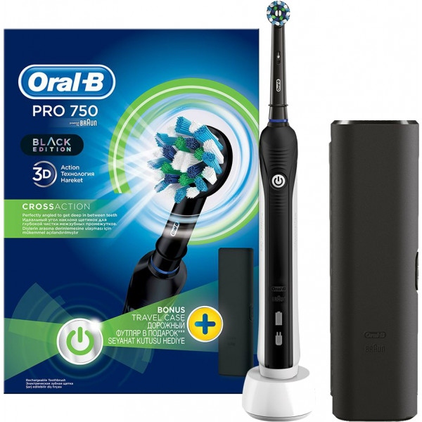 Зубна щітка електрична Braun PRO 750 CrossAction D16.513.UX + футляр