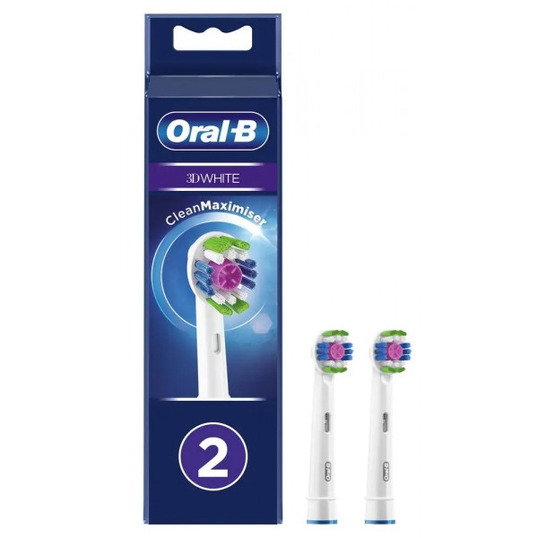 Насадка для зубної щітки Braun Oral_B 3D White Клін Максимайзер EB18pRB 2шт
