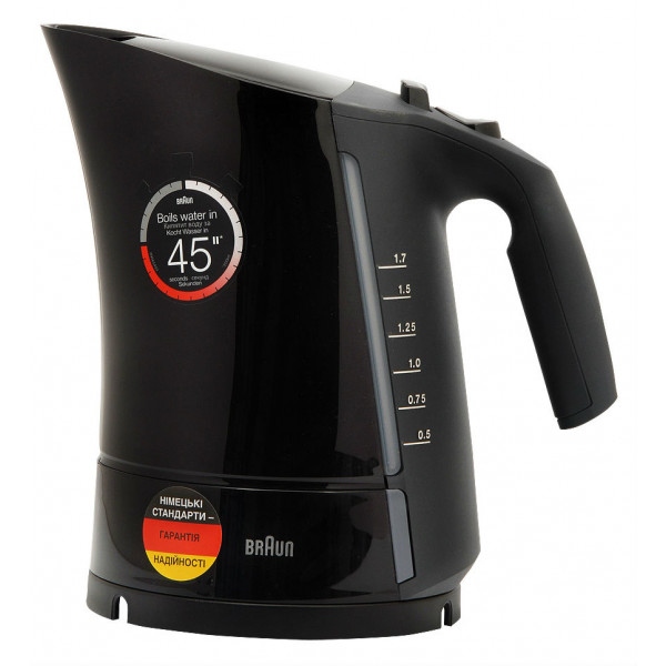 Електричний чайник Braun WK300 Black (Onix)