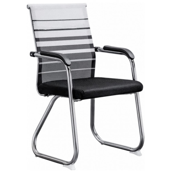 Крісло офісне GT Racer B-4029 White/Gray/Black