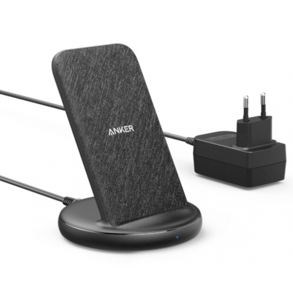 Зарядний пристрій Anker PowerWave II Stand 5/7.5/10/15W Black/Gray (B2529GF1)