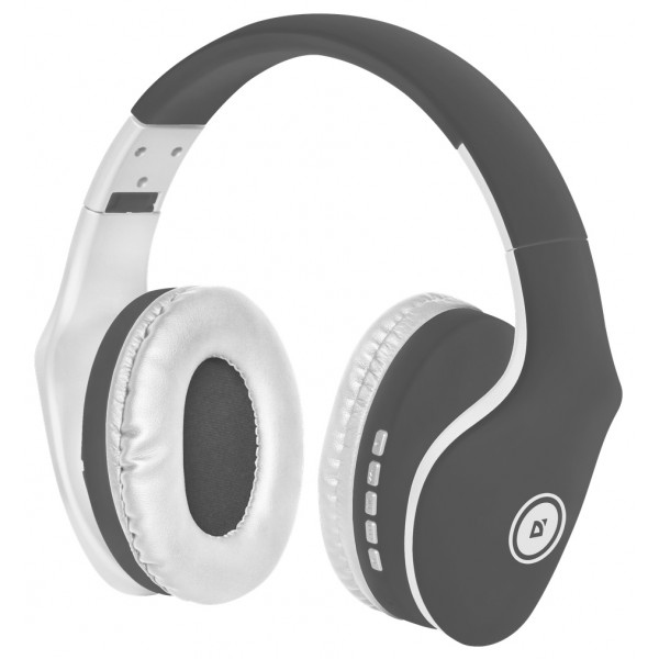 Навушники повнорозмірні бездротові Defender FreeMotion B525 Bluetooth White-Gray (63527)