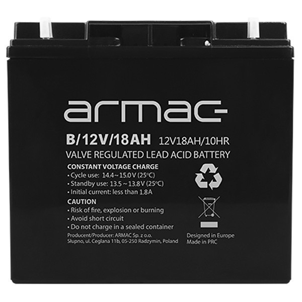 Акумулятор для ДБЖ Armac 12V, 18 A (B/12V/18AH)