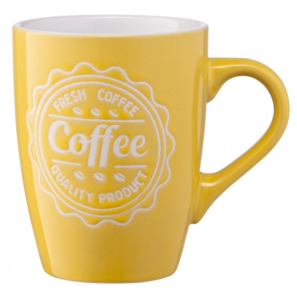 Чашка Ardesto Coffee 330 мл Yellow (AR3469Y)