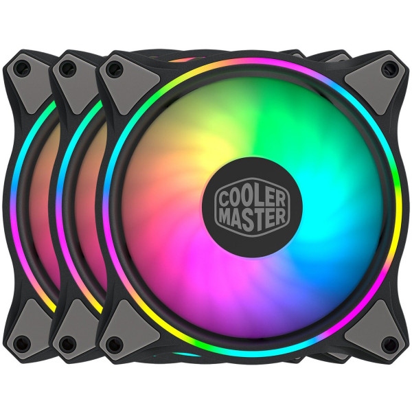 Корпусний вентилятор Cooler Master набор MasterFan MF120 Halo 3in1 ARGB Sync+Wired ARGB Controller (MFL-B2DN-183PA-R1)