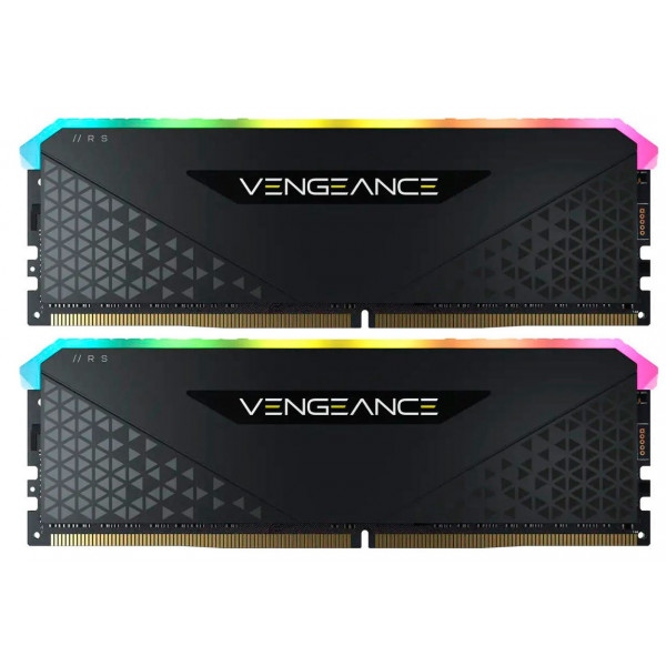 Память DDR Corsair DDR4 2x16GB/3200 Vengeance RGB RS Black (CMG32GX4M2E3200C16)