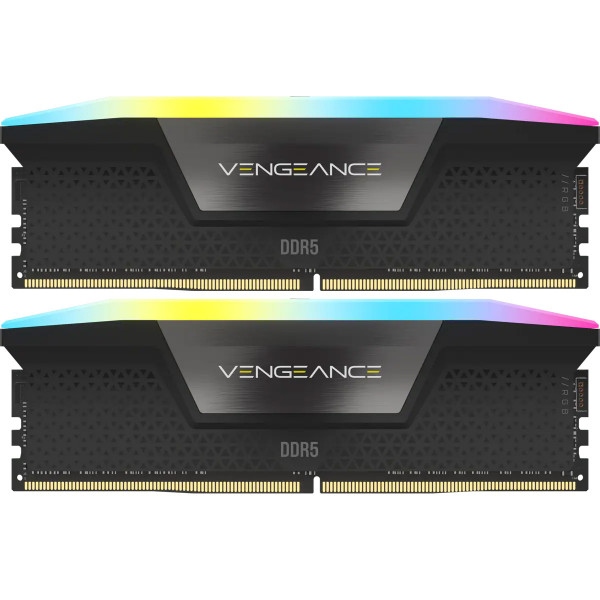 Память DDR Corsair DDR5 2x16GB/6000 Vengeance RGB Black (CMH32GX5M2B6000C40)