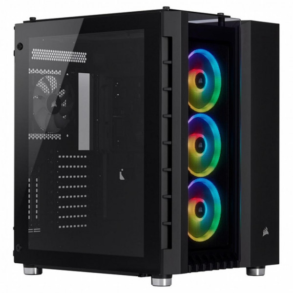 Корпус Corsair Crystal 680X RGB Black (CC-9011168-WW) без БП