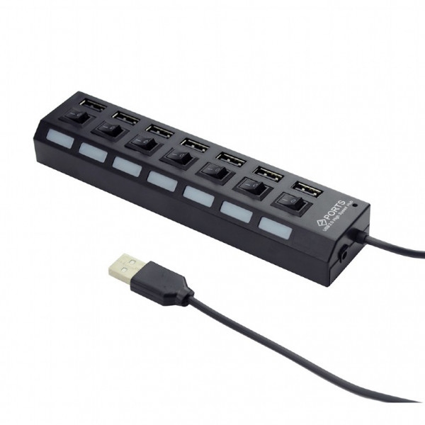 Хаб USB Cablexpert 7 ports USB 2.0 (UHB-U2P7-03)