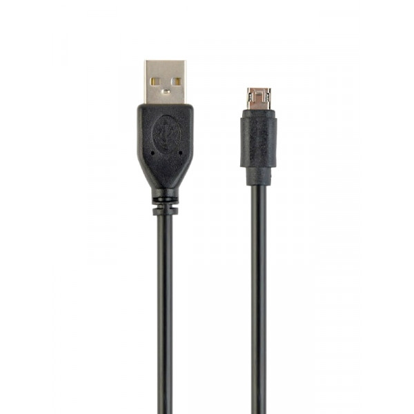 Кабель Cablexpert USB 2.0 A - MicroUSB 1.8m Black (CC-USB2-AMmDM-6)