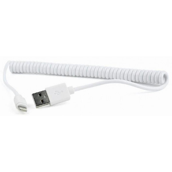 Кабель синхронізації даних Cablexpert USB 2.0 - Lightning 1.5m White (CC-LMAM-1.5M-W)