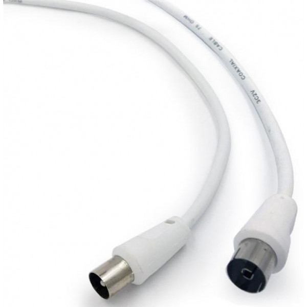 Кабель коаксіальний Cablexpert CCV-515-W White 1.8m