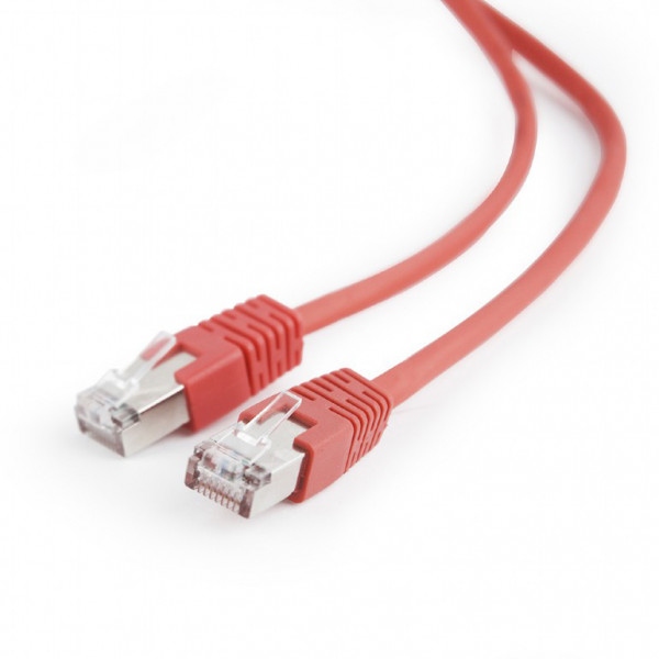 Кабель патч-корд Cablexpert FTP (PP22-2M/R) 50u 2m Red