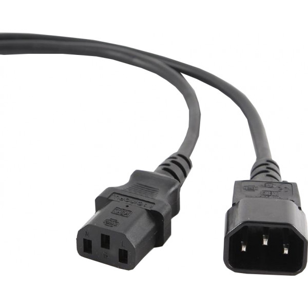 Кабель живлення Cablexpert PC-189-VDE-5M (С13-С14) Black 5m