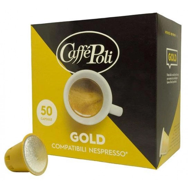 Кава у капсулах Caffe Poli Nespresso Gold 50 шт.