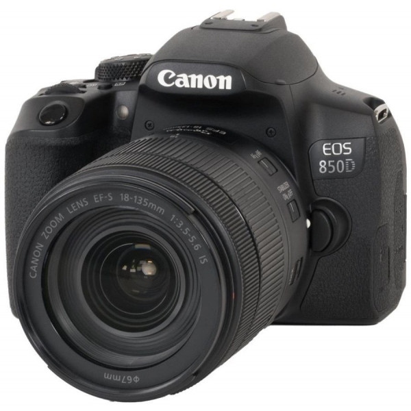 Фотокамера дзеркальна Canon EOS 850D Kit 18-135 IS nano USM Black (3925C021)