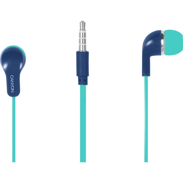 Навушники вкладиші Canyon CNS-CEPM02GBL Green-Blue