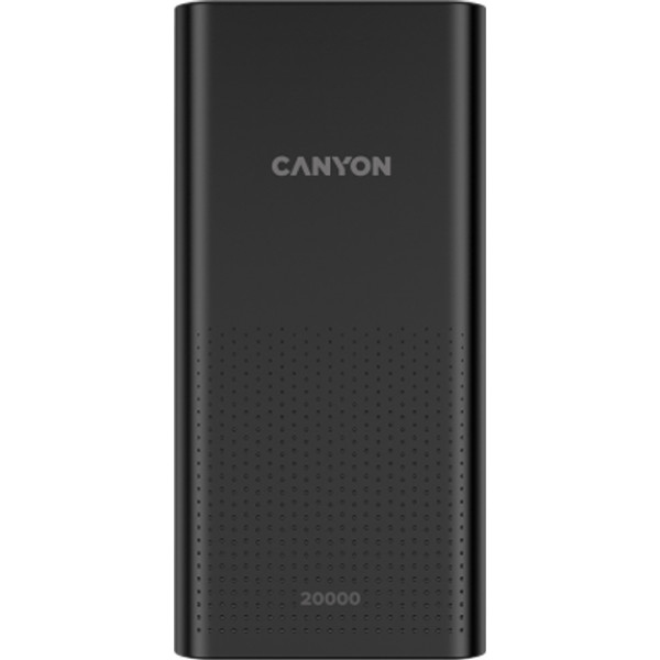 Батарея мобільна Canyon 20000mAh Black (CNE-CPB2001B)