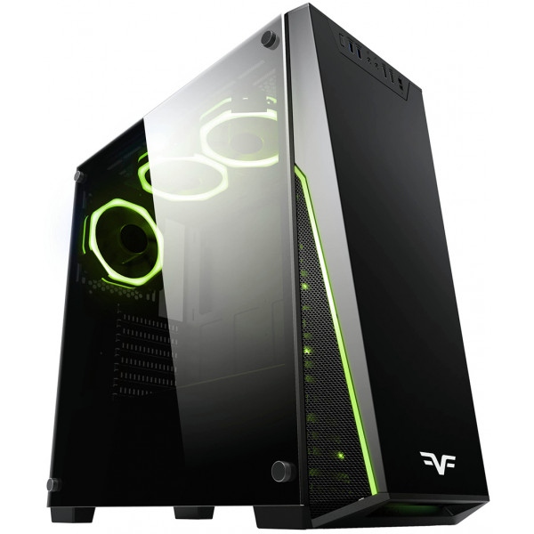 Корпус Frime MarkIII 2х3.0 без БП (MarkIII-U3-GLS-3RGBF-WP)