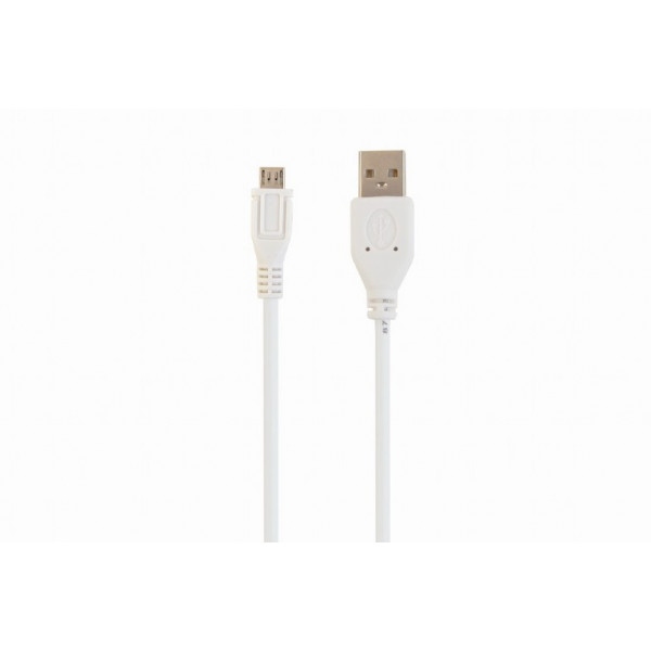Кабель синхронізації даних Cablexpert Micro USB 2.0 A/Micro B 3m White (CCP-mUSB2-AMBM-W-10)