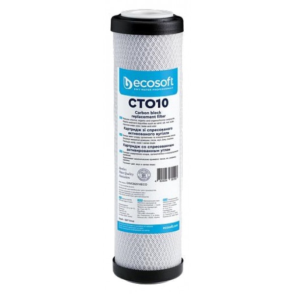 Картридж для фільтру проточного Ecosoft 2.5х10'' (CHVCB2510ECO)