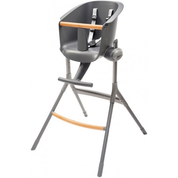 Стільчик для годування класичний Beaba Up&Down Dark Grey (915043)