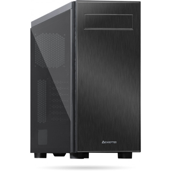Корпус Chieftec Hawk TG Edition (AL-02B-TG-OP) без БП