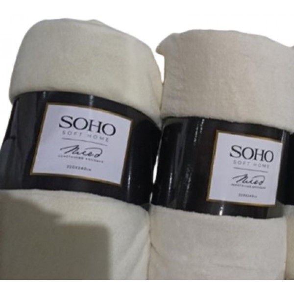Плед двоспальний SOHO 220х240 см Creamy (1098К)
