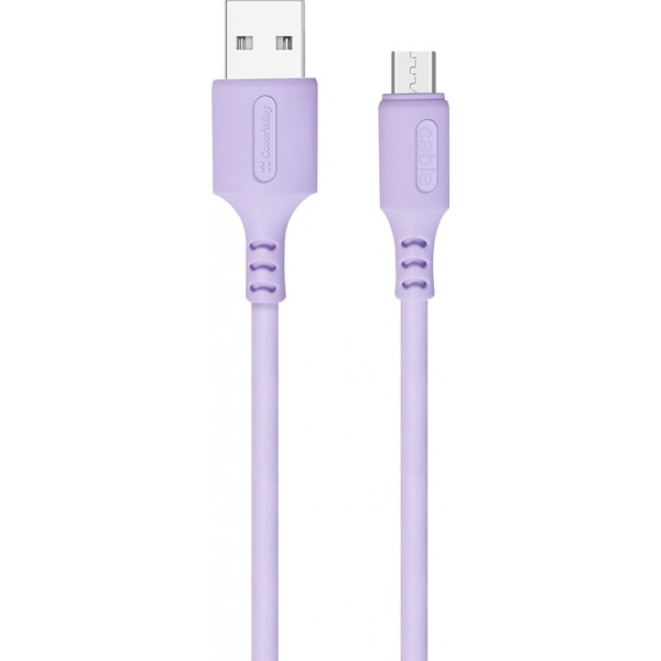 Кабель синхронізації даних Colorway USB - MicroUSB 2.4А 1 m (CW-CBUM044-PU)