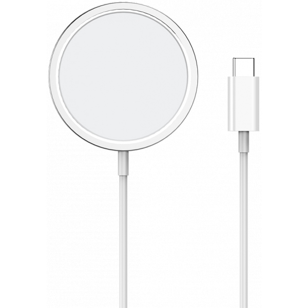 Зарядний пристрій Colorway MagSafe Charger 15W for iPhone White (CW-CHW27Q-WT)