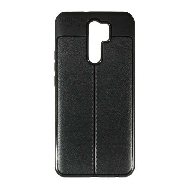 Чохол для смартфону Colorway TPU Leather для Xiaomi Redmi 9, чорний (CW-CTLEXR9-BK)