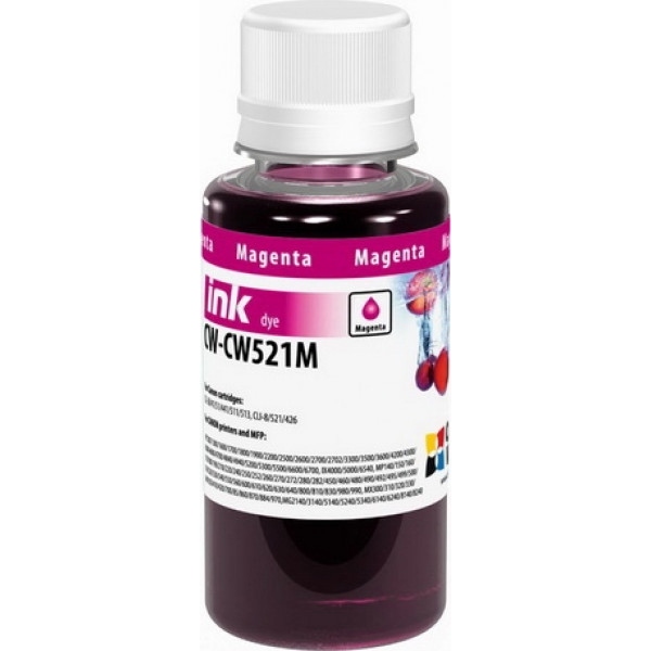 Чорнило Colorway Canon CL-38/521 (Magenta) (CW-CW521M01) 100мл