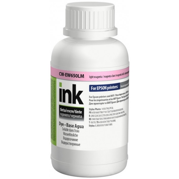 Чорнило Colorway EPSON TX650 (Light Magenta) (CW-EW650LM02) 200мл