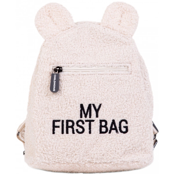 Рюкзак дитячий Childhome My first bag - Teddy White (CWKIDBTW)
