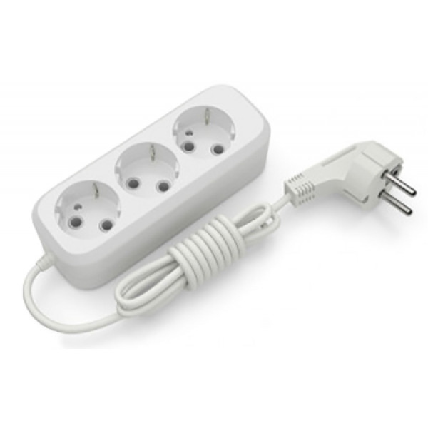 Подовжувач 220В Electrum 3 розетки 5 м C-ES-1812