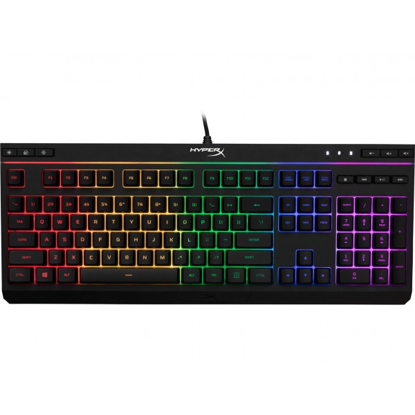Клавіатура дротова ігрова HyperX Alloy Core RGB Black UA USB (4P4F5AA)